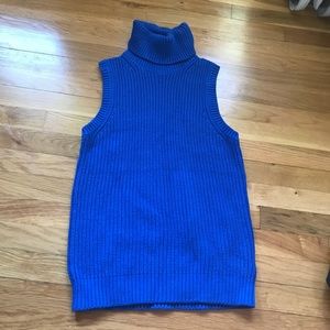 Michael Kors sleeveless tunic turtleneck sweater